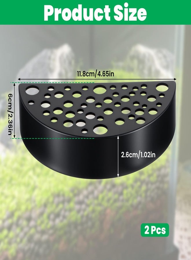 Bruislard 2 Pcs Shrimp Hides for Aquarium, Shrimp Breeding Caves Hideout Shelters for Protection, Small Fish Shrimps Tunnel House for Fish Tank Accessories Decor - Image 2
